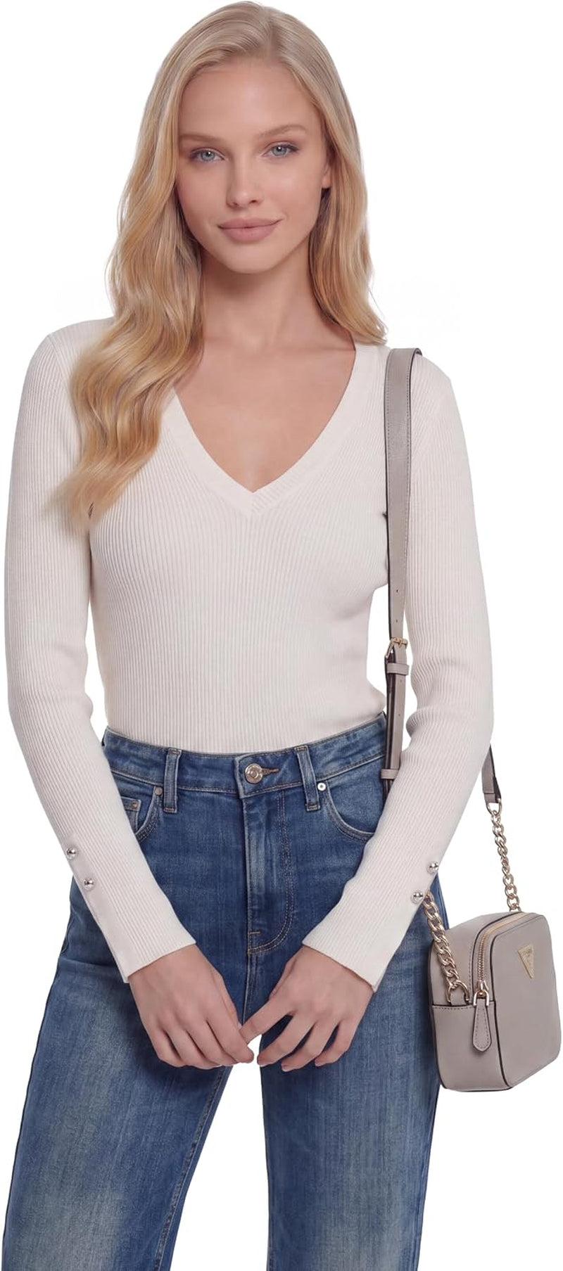 Guess Noelle II - Elegante Borsa a Tracolla Nera per Donna, Compatta e Versatile