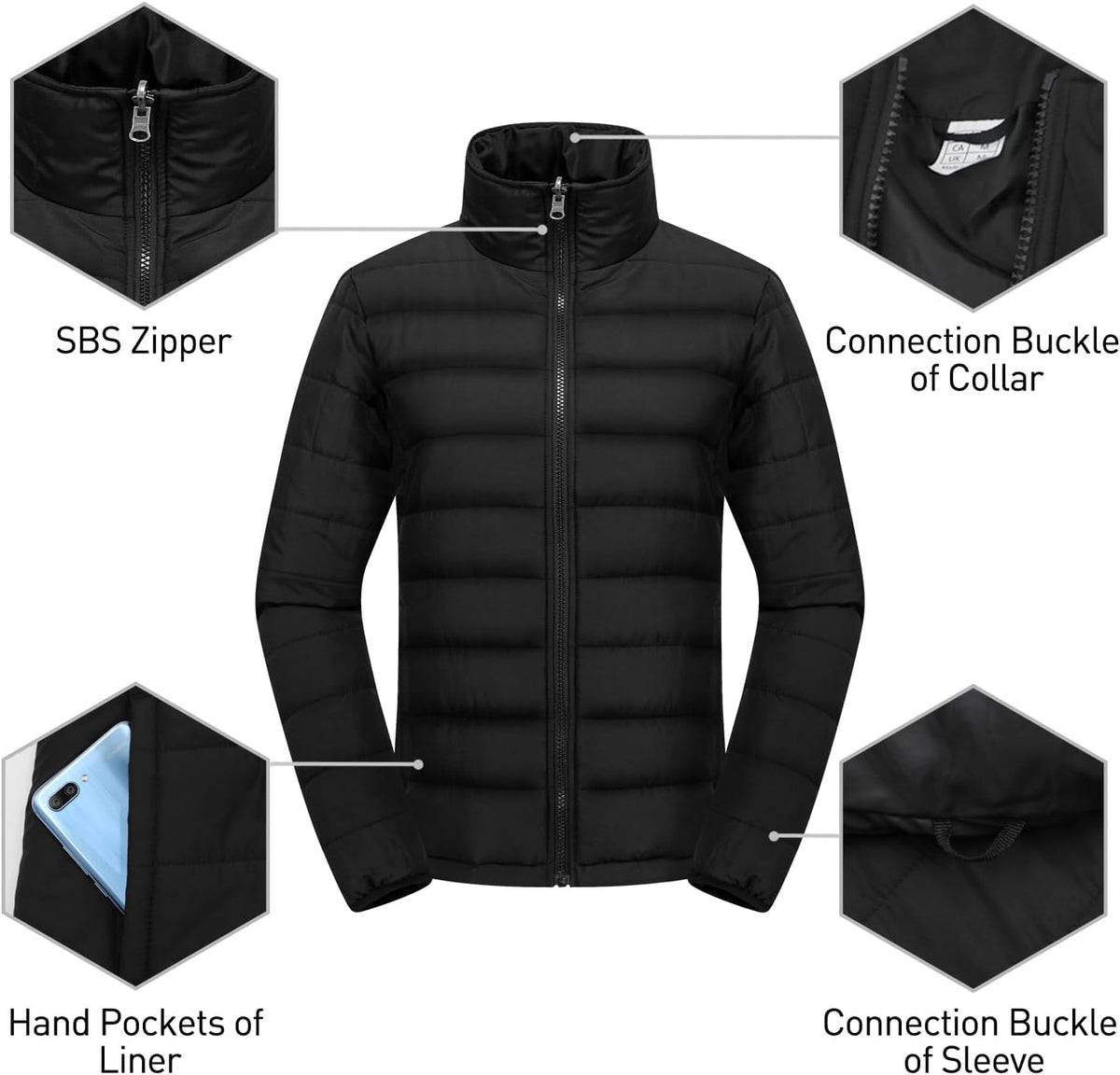 Ultimate Men's 3-in-1 Winter Ski Jacket with Insulated Puffer Liner