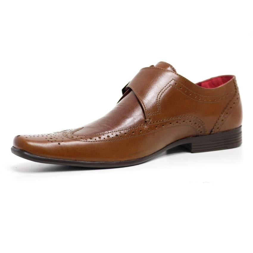 Mens Red Tape Leather Shoes Smart Office Wedding Work Formal Party Brogue Shoes