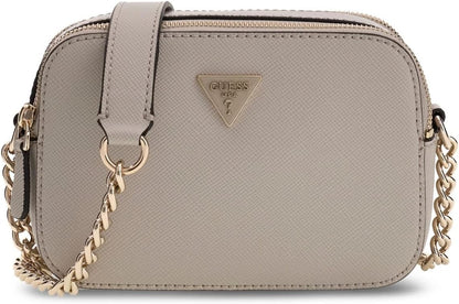 Guess Noelle II - Elegante Borsa a Tracolla Nera per Donna, Compatta e Versatile