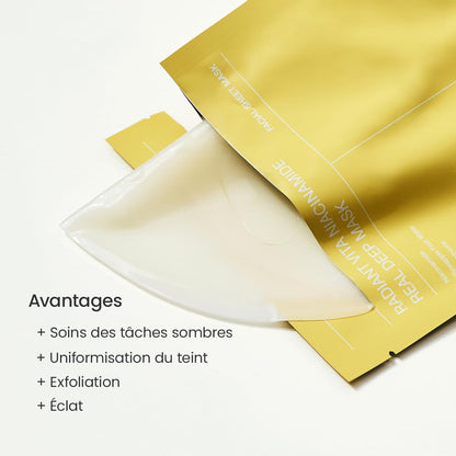 BIODANCE Bio-Collagen Real Deep, Masque Visage Hydrogel au Collagène, Masque de Nuit Hydratant, Soin des Pores et de l’Élasticité, K-Beauty Coréenne, 4 Masques
