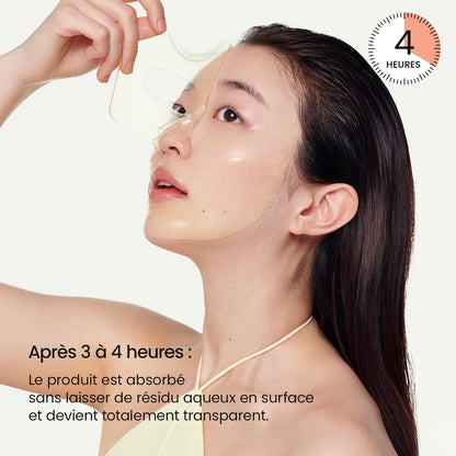 BIODANCE Bio-Collagen Real Deep, Masque Visage Hydrogel au Collagène, Masque de Nuit Hydratant, Soin des Pores et de l’Élasticité, K-Beauty Coréenne, 4 Masques