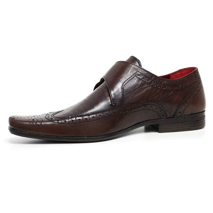 Mens Red Tape Leather Shoes Smart Office Wedding Work Formal Party Brogue Shoes