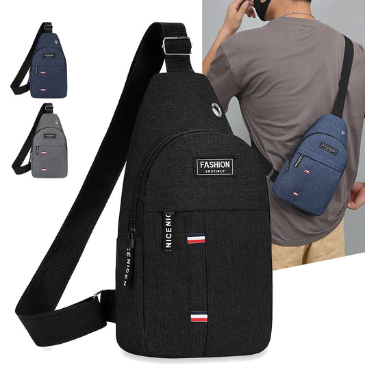 Versatile Large Capacity One Shoulder Crossbody Bag for Men - Ideal for Outdoor Sports and Casual Outings