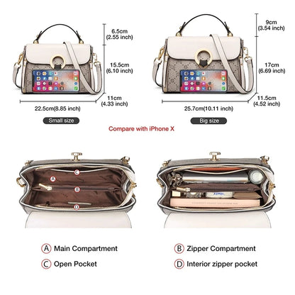 Women'S Shoulder Bag Vintage Signature Tote Bag 2026 Luxury Fashion Female Handbag Crossbody Purse