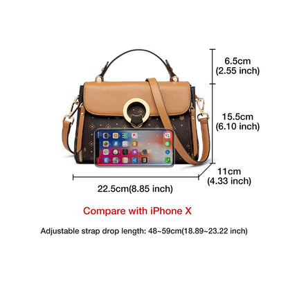 Women'S Shoulder Bag Vintage Signature Tote Bag 2026 Luxury Fashion Female Handbag Crossbody Purse