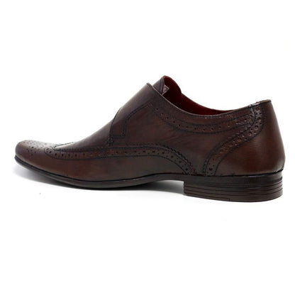 Mens Red Tape Leather Shoes Smart Office Wedding Work Formal Party Brogue Shoes