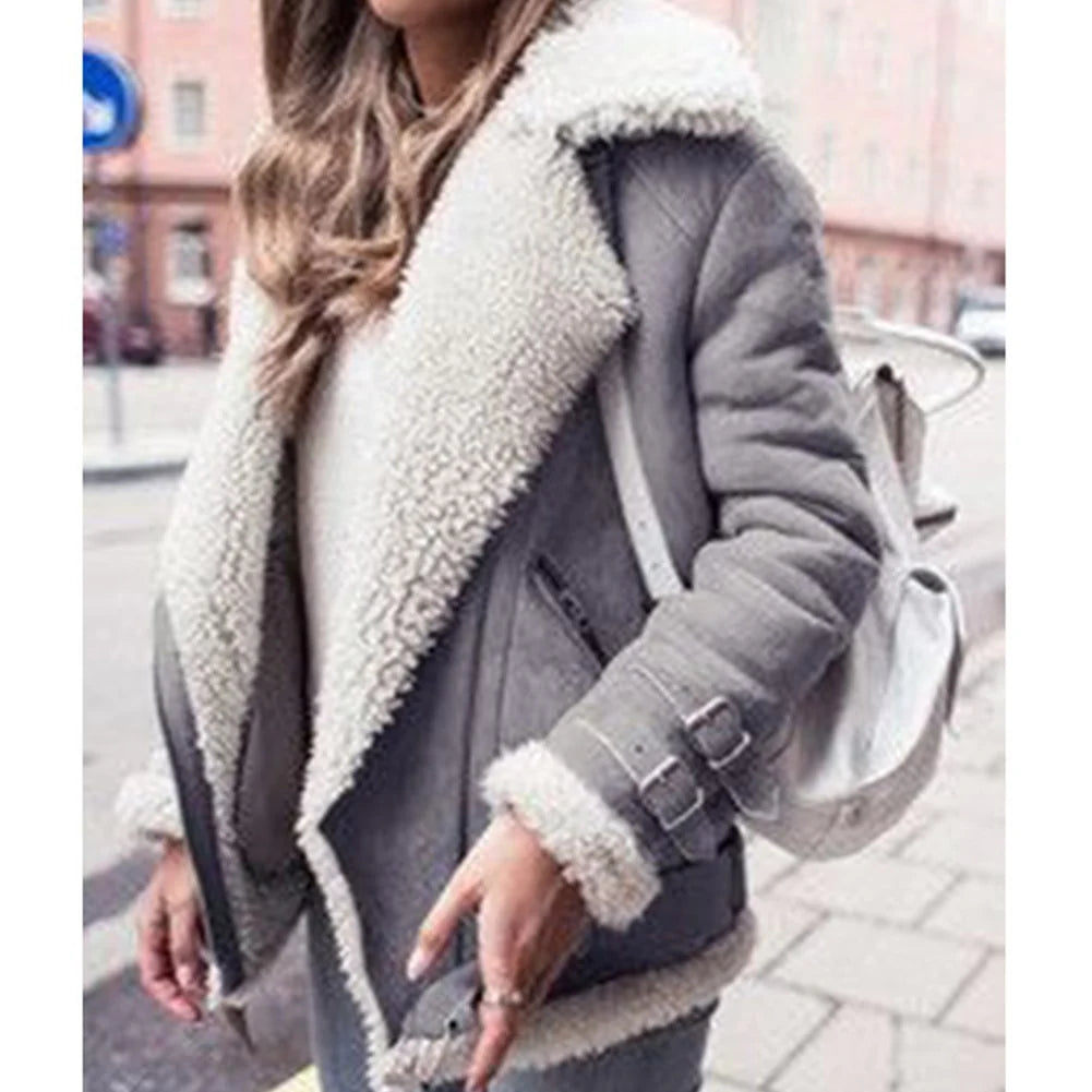 Stylish Plus Size Winter Jacket for Women - Cozy and Chic Outerwear for Autumn