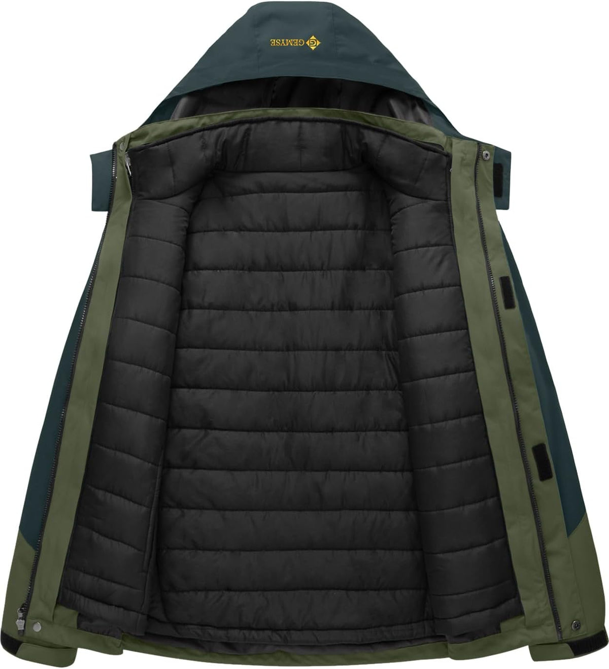Ultimate Men's 3-in-1 Winter Ski Jacket with Insulated Puffer Liner