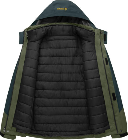 Ultimate Men's 3-in-1 Winter Ski Jacket with Insulated Puffer Liner