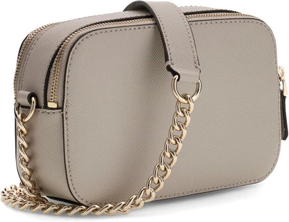 Guess Noelle II - Elegante Borsa a Tracolla Nera per Donna, Compatta e Versatile